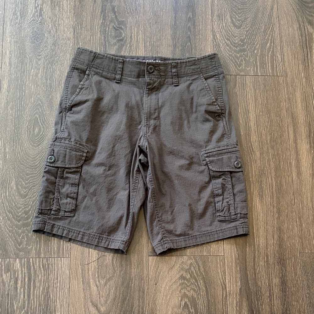 Men's Gray Cargo Shorts